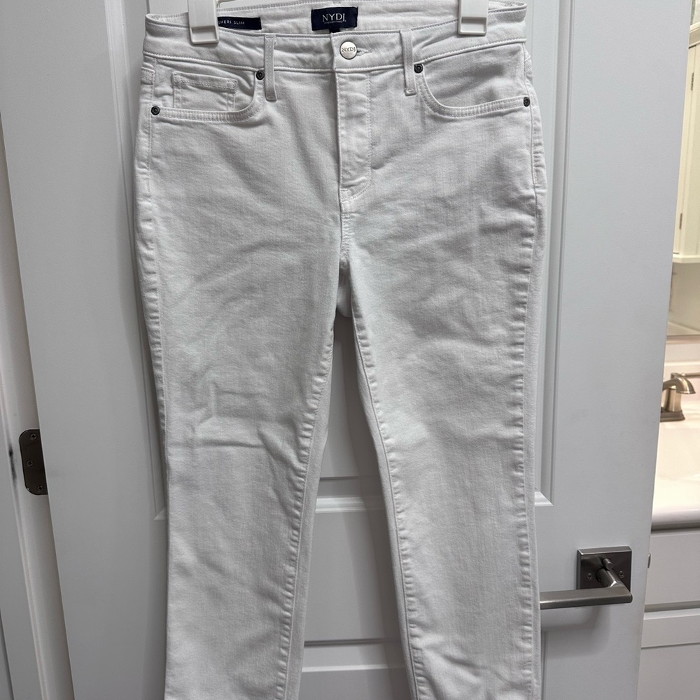 NYDJ Women's Crisp White Skinny Jeans